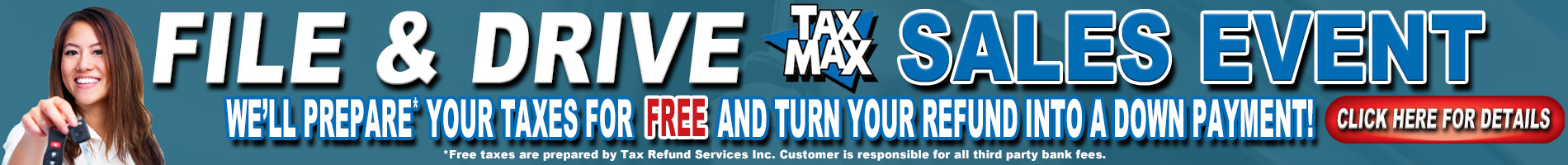 TaxMax Sales Event